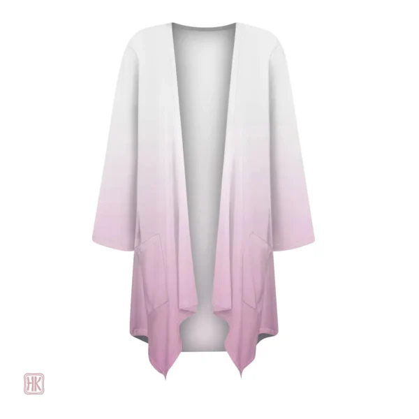 Kimono léger avec coupe asymétrique pour un style unique