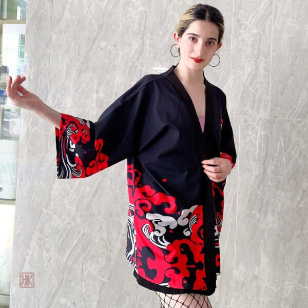 Kimono femme Arcane, parfait pour une tenue décontractée