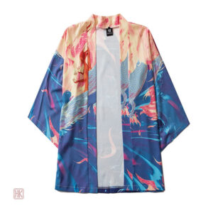 Veste kimono homme à design japonais élégant et contemporain
