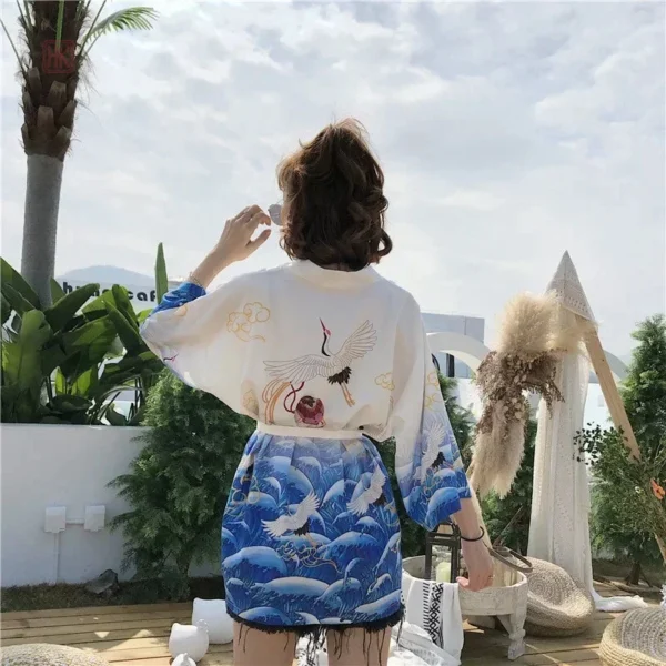 Veste kimono décontractée pour un look moderne