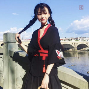 Veste Kimono Japonais Femme Été