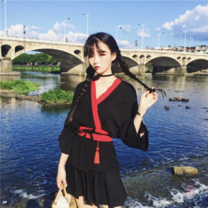 Kimono léger pour femme, style japonais