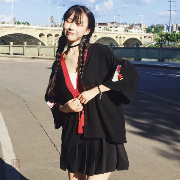 Kimono imprimé pour une allure estivale