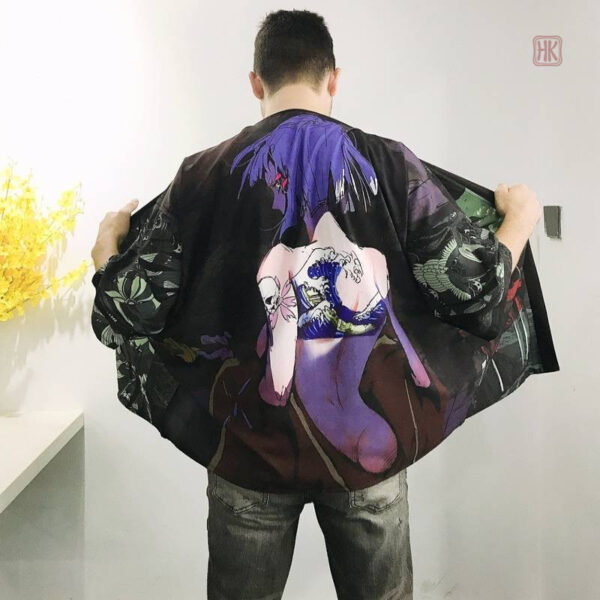 veste-kimono-japonais-femme-fatale-1 Veste Kimono Japonais Femme Fatale pour style élégant