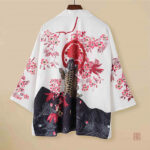Veste légère masculine inspirée du style japonais