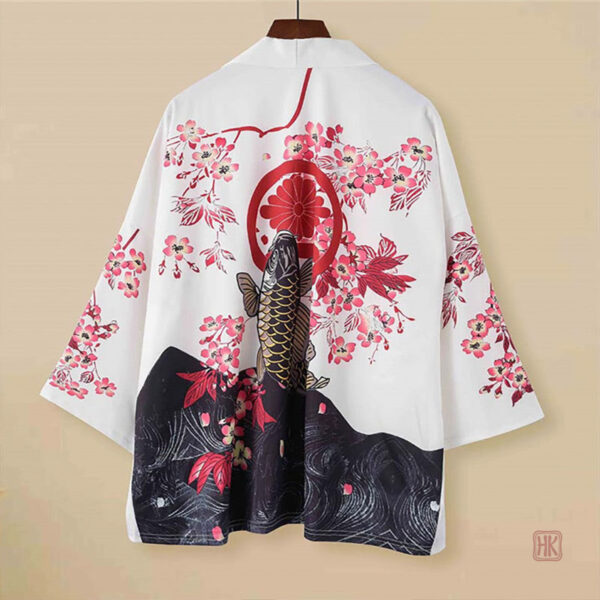 Veste légère masculine inspirée du style japonais