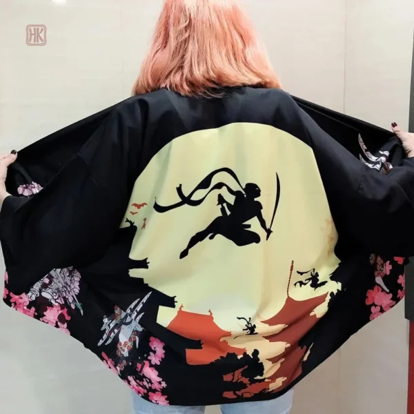 veste-kimono-japonais-ninja-1 Veste kimono femme style japonais ninja