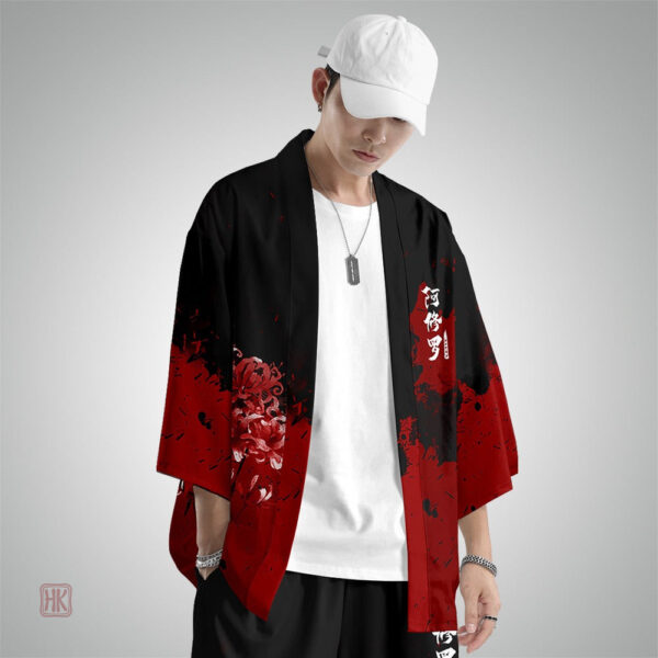 veste-kimono-japonais-oni-1 Veste Kimono Oni pour homme en style japonais