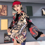 Veste kimono Oni Neko pour un look unique