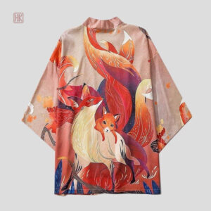 Veste légère en style japonais pour femme