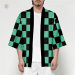 Veste kimono japonais Tanjiro pour homme