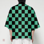 Kimono homme inspiré par le personnage Tanjiro