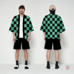 Style kimono Tanjiro, idéal pour les fans de culture japonaise