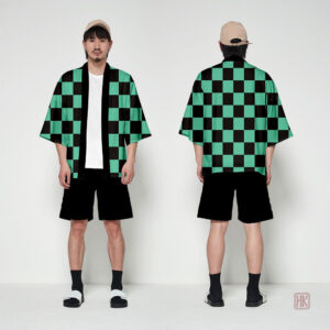 Style kimono Tanjiro, idéal pour les fans de culture japonaise