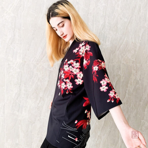 Veste légère femme inspirée de la culture japonaise