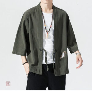 Veste kimono japonais au style moderne