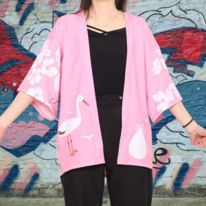 Veste kimono femme, touche japonaise raffinée