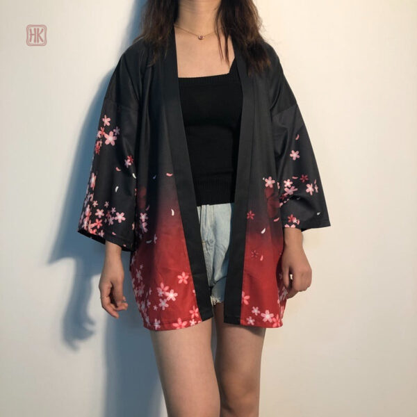 Veste kimono légère pour femme, design raffiné
