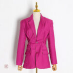 Veste kimono féminine, couleur violette, parfaite pour l'été