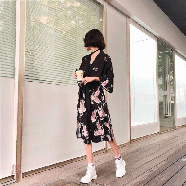 Veste longue japonaise, parfaite pour toutes occasions