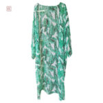 Kimono féminin vert, parfait pour l'été