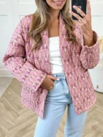 Veste Kimono Matelassée Design pour femme