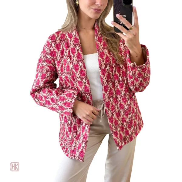 Veste Kimono élégante et matelassée