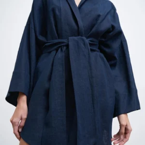 Kimono navy blue pour un look décontracté et chic