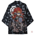 Veste kimono homme au design samouraï