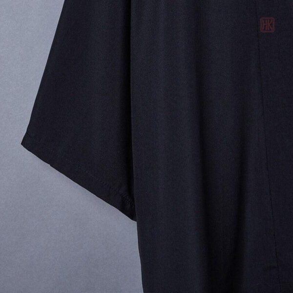 Veste kimono femme, couleur noire classique