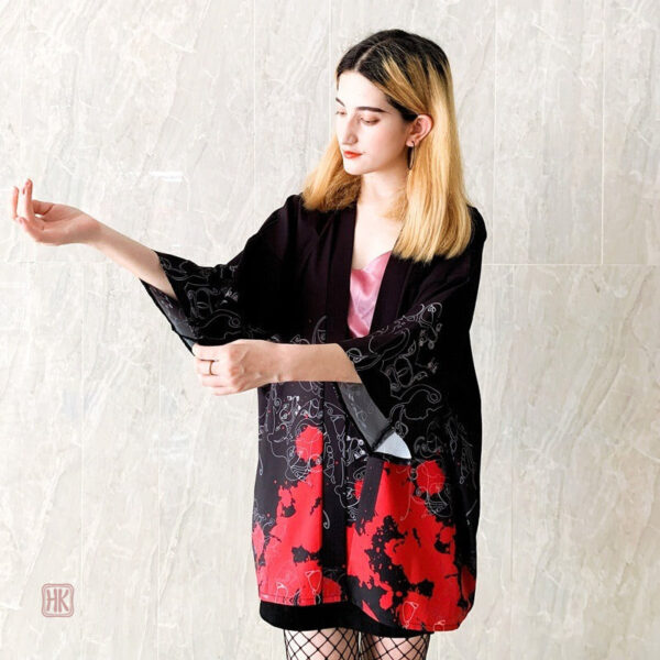Veste légère pour femme, style kimono moderne