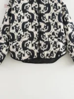 Veste Kimono Femme Épaisse et Confortable en Noir