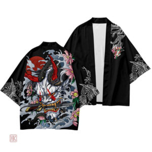 Kimono homme avec motif Oni et design élégant