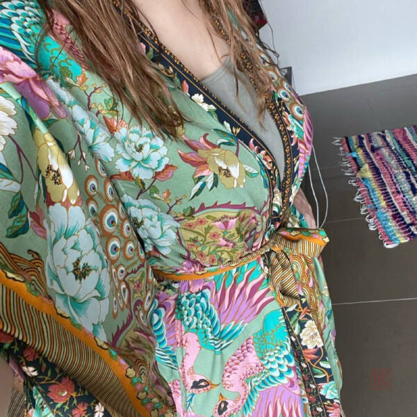 Veste légère à motifs Pin Up pour l'été