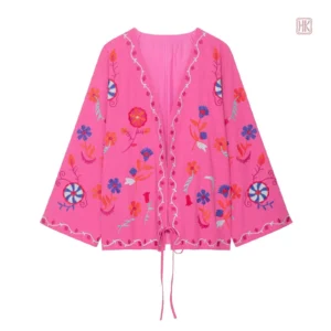 Kimono femme rose chic et stylé