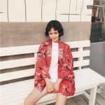 Veste kimono féminine, parfaite pour toutes occasions