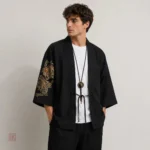 Veste kimono homme à style samouraï