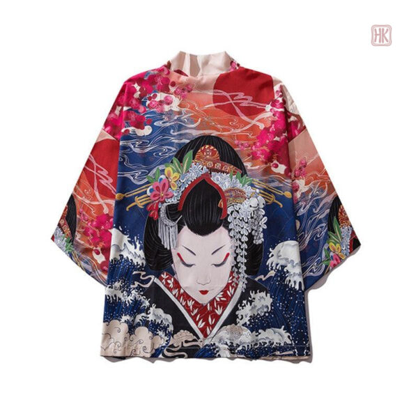 Veste légère au style oriental pour homme