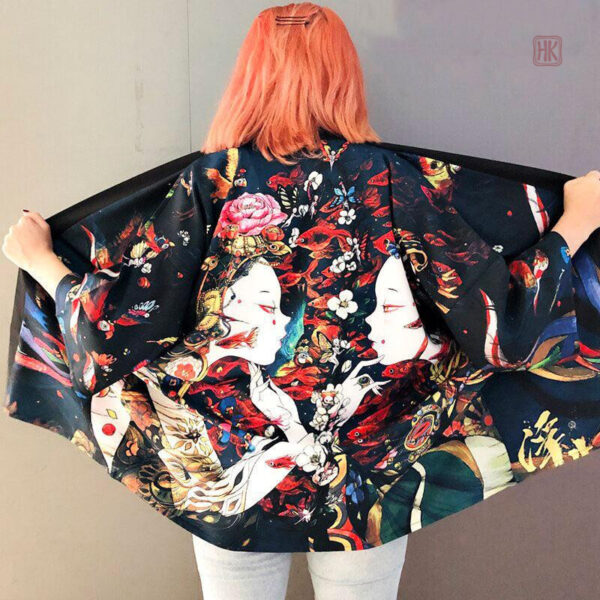 veste-kimono-soeur-geisha-1 Veste Kimono Femme Soeur Geisha, style élégant et contemporain