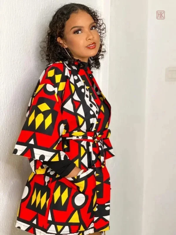 veste-kimono-style-africain-1 Veste kimono femme au style africain coloré et élégant