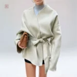 Veste Kimono tendance pour femme en hiver