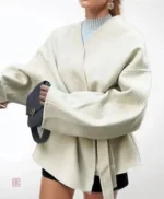 Style décontracté avec cette veste kimono hivernale