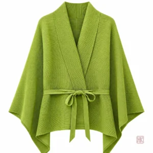Veste Asymétrique Femme en vert élégant