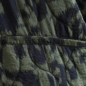 Kimono en coton épais, couleur verte, style féminin