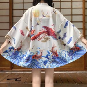Veste Kimono Femme Vintage