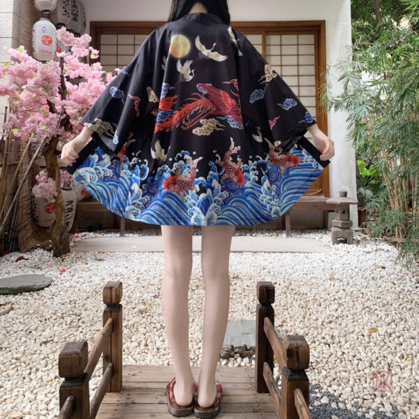Veste kimono chic, parfait pour les occasions spéciales