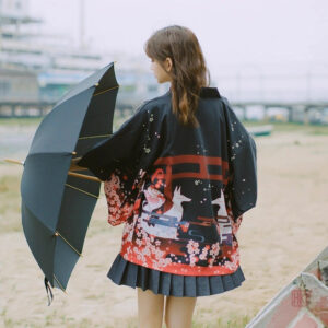 Veste kimono femme style yukata pour une allure élégante