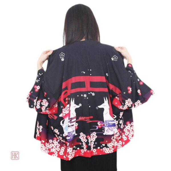 Veste légère kimono pour femme, idéale pour les soirées décontractées