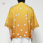 Kimono homme Zenitsu, design inspiré de l'animation