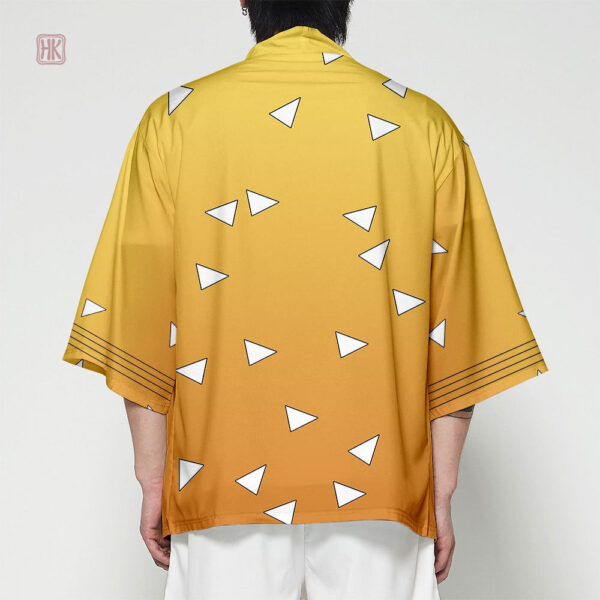Kimono homme Zenitsu, design inspiré de l'animation